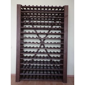 Bortartó állvány 100 bornak - Dió szín - WineWorld Borbolt