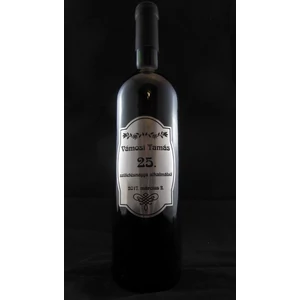 Boros egyedi gravírozott ezüst címke - WineWorld Borbolt