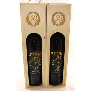 Boros Évszámos fadoboz születésnapra vagy (házassági) évfordulóra - 1-es - WineWorld Borbolt