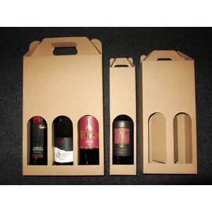 Boros Papírdoboz ablakos 1 bornak - WineWorld Borbolt