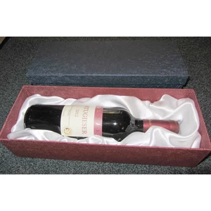 Boros papír díszdoboz selyembéléssel 1 bornak - WineWorld Borbolt
