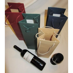 Boros papírtasak zsinórfüles 1 bornak - WineWorld Borbolt