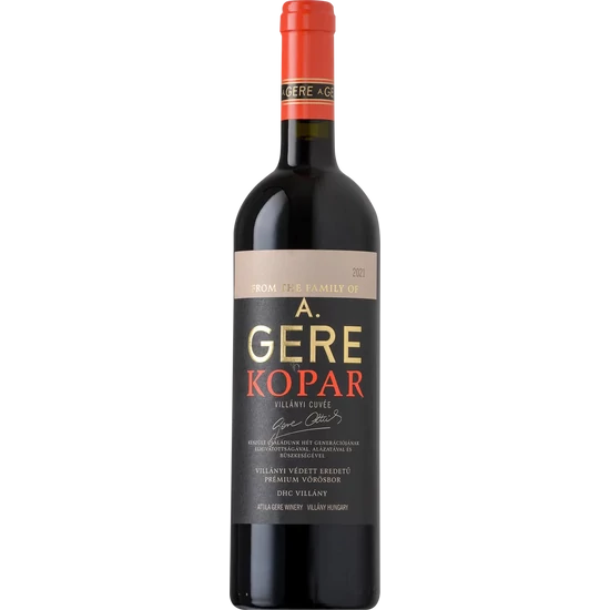 Gere Kopár cuvée magnum évjáratosak RENDELÉSRE