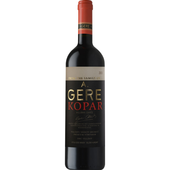 Gere A. Kopár cuvée 2017 - WineWorld Borbolt