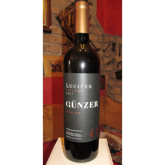 Günzer Zoltán Merlot Lucifer Csúcsbor 2017- WineWorld Borbolt