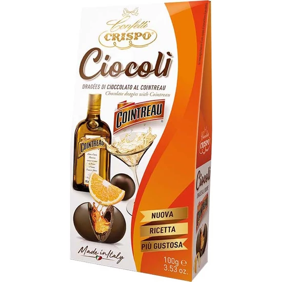 Crispo Ciocoli - Cointreau Étcsokoládé Praliné 100g - WineWorld Borbolt