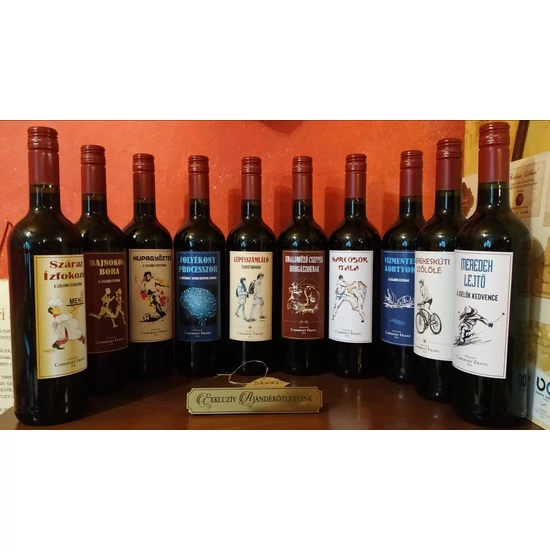 Boros papírcímkék hobby-k és sportok szerint borral - WineWorld Borbolt