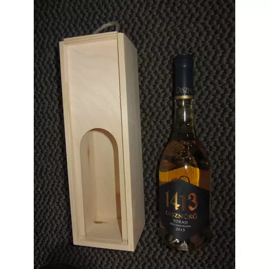 Bortartó fadoboz tolótetős 1 bornak 4 méretben - WineWorld Borbolt