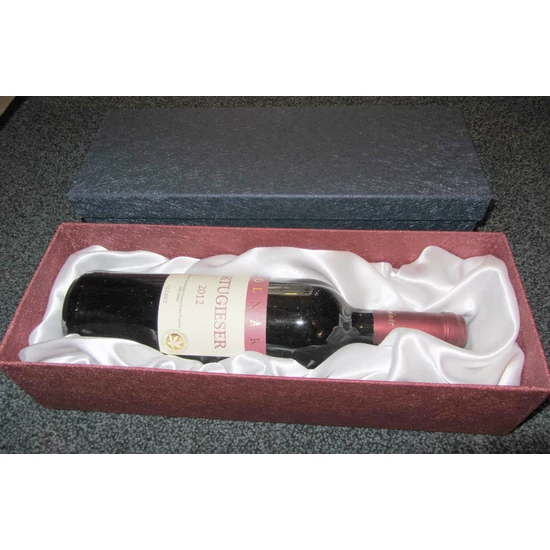 Boros papír díszdoboz selyembéléssel 1 bornak - WineWorld Borbolt